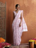 HOC Crafts Hand Block Printed Saree