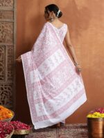 HOC Crafts Hand Block Printed Saree - Image 2