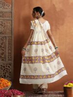 HOC Crafts Hand Block Printed Saree - Image 3