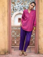HOC Crafts Hand Embroidered Printed Kurta Short Kurta - Image 5