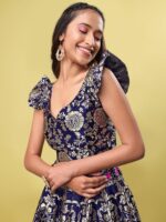 PURVAJA Woven Design Ready to Wear Lehenga & Unstitched Blouse With Dupatta - Image 2