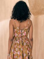 Pink Paprika by SASSAFRAS Floral Print Cotton Maxi Dress - Image 7