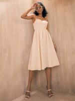 Pink Paprika by SASSAFRAS Sweetheart Neck Fit & Flare Dress - Image 2