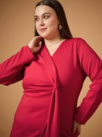 SASSAFRAS Curve Scuba Bodycon Dress - Image 2