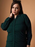 SASSAFRAS Curve Shirt Dress - Image 2