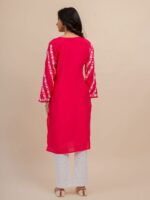 House of Kari Women Chikankari Muslin Kurta - Image 5