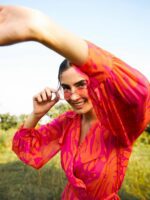 MABISH by Sonal Jain Abstract Printed Shirt Style Top - Image 6