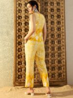MABISH by Sonal Jain Printed V-Neck Top With Trouser - Image 6