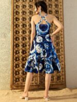 MABISH by Sonal Jain Women Tie and Dye Printed A-Line Midi Dress - Image 5