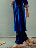 Shae by SASSAFRAS Women Velvet Elasticated Trouser - Image 2