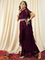 MABISH by Sonal Jain Pre Draped Sarree - Image 3