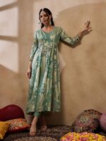 MABISH by Sonal Jain V-Neck Embroidered Top with Trouser and Shrug - Image 6