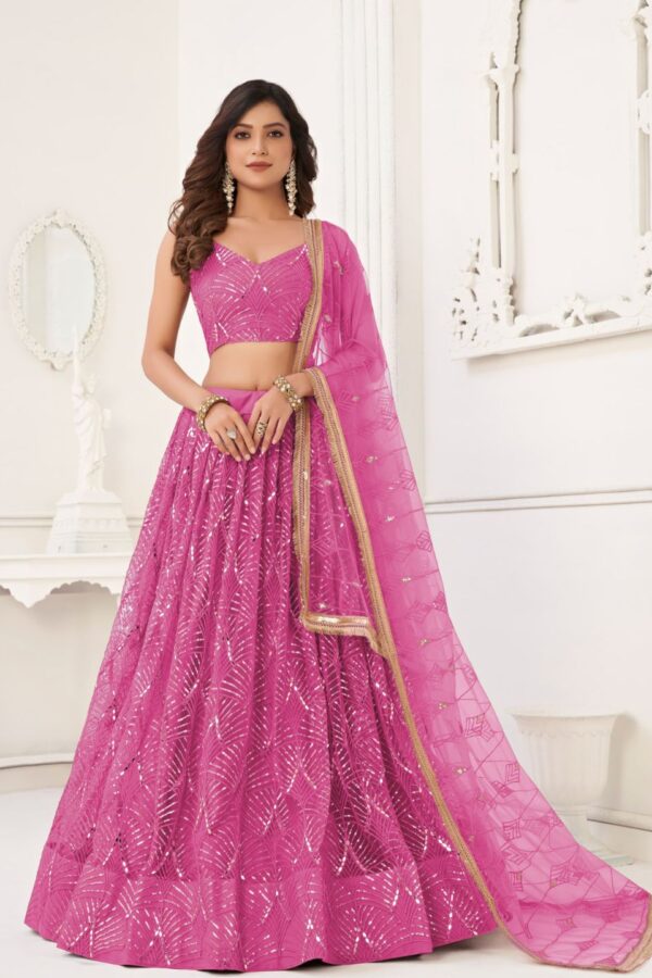 Butterfly Pink Lehenga Choli