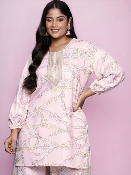 A PLUS BY AHALYAA Printed Tunic