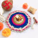 Brass Diya Thali Set