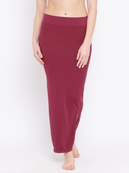Clovia Women Magenta Solid Saree Shapewear SW0023P15XL