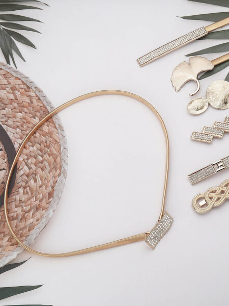 DressBerry Women Gold-Plated Belt