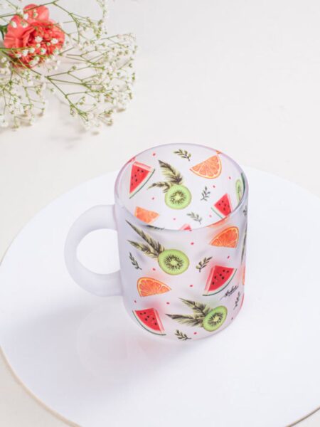 Fruit Fest Frosted Glass Mug