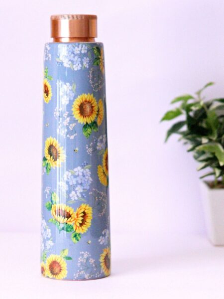 Garden Blooms Copper bottle