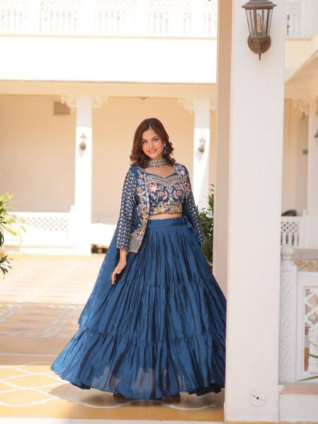 Glamorous Festival Lehenga Choli Lehenga Collection - Teal