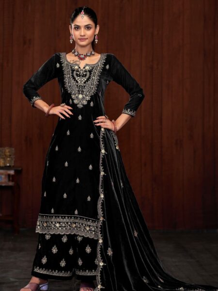 Glamorous Festival Wear Suit Collection - Black