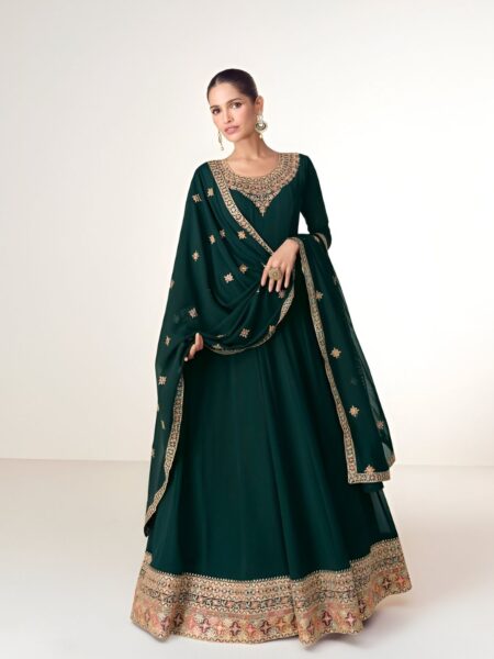 Glamorous Green Festival Wear Suit Collection
