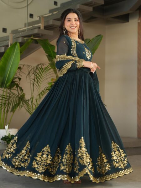 PREMIUM DESIGNER READYMADE GOWN-DUPATTA COLLECTIONS