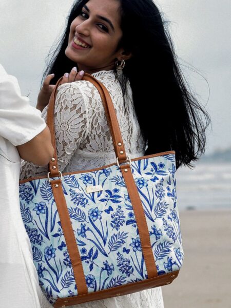 Indigo Delight Tote Bag For Women
