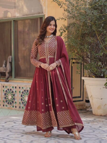 PREMIUM READYMADE  KURTI WITH PANT & DUPATTA SET