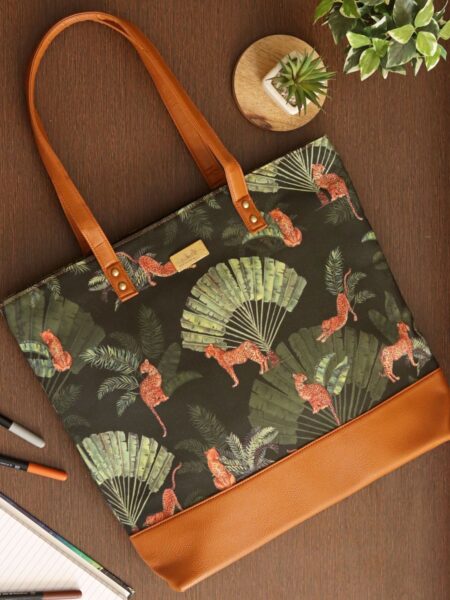 Leopard Print Tote Bag For Women