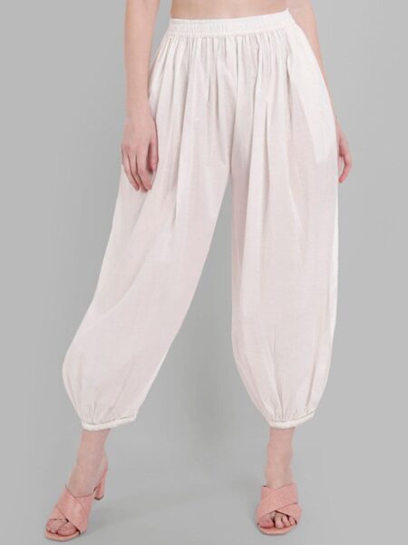 Mera Rang Women Pure Cotton Loose-fit Harem Pants