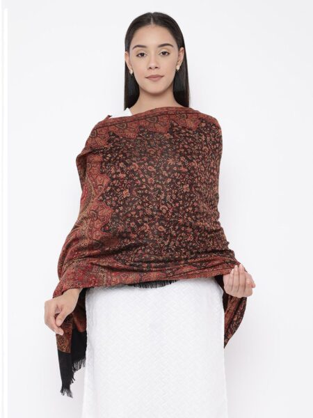 Pashmoda Jamawar Woven Design shawl for women