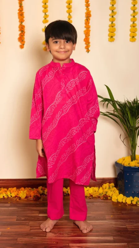 BACHPAN BHENDHAJ PINK KURTA SET