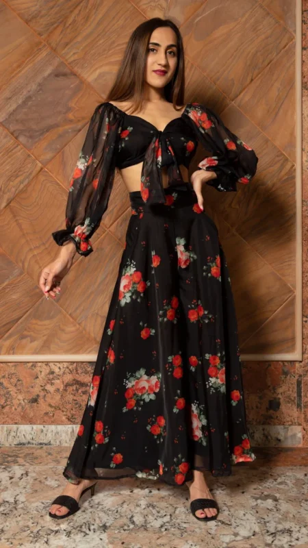 RED ROSE CO-ORDS SET