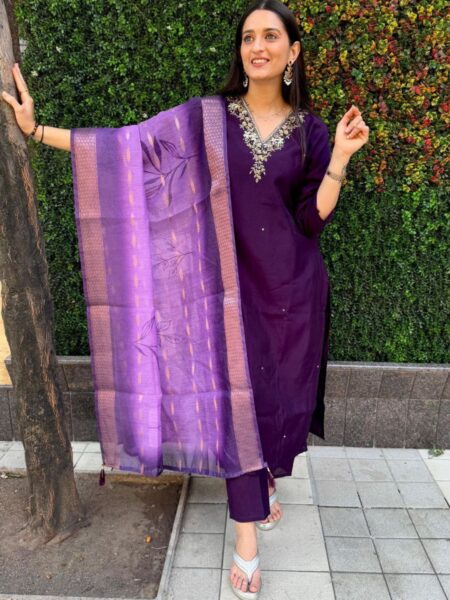 Glamorous Festival Wear Suit Collection - Purple