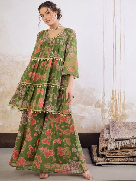 Shae by SASSAFRAS Women Printed Kurta Set