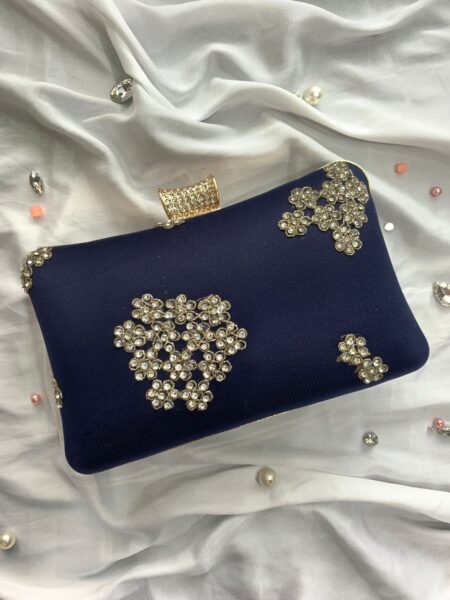 Stones Clutches Blue