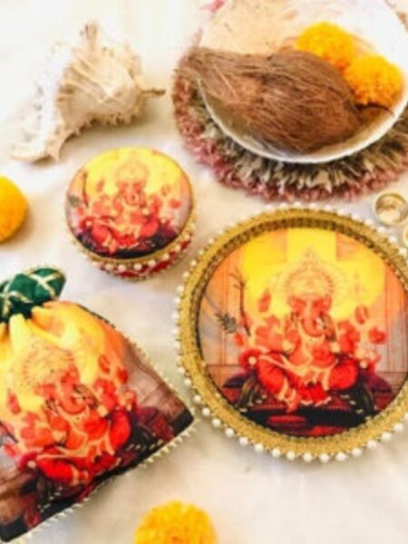 Surya Ganpati Thali Set