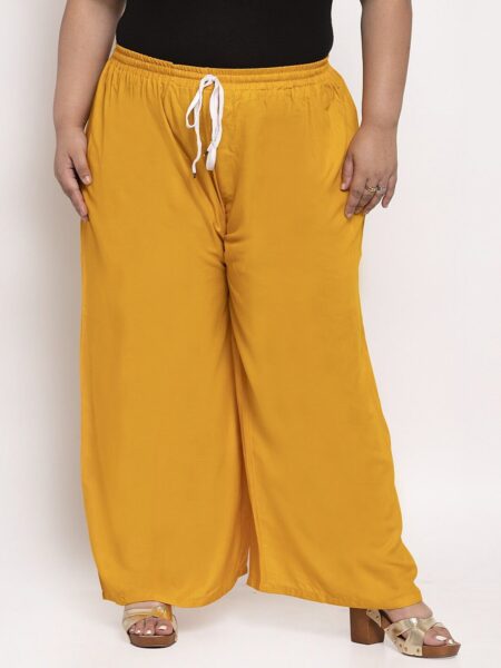 TAG 7 Plus Size Mid-Rise Palazzos