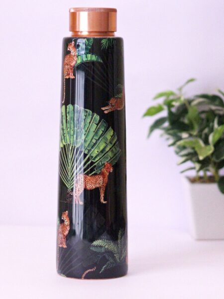 The Leopard Print Copper bottle