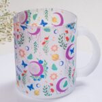The Moon Child Frosted Glass Mug