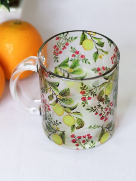 Zesty Lemon Glass Mug