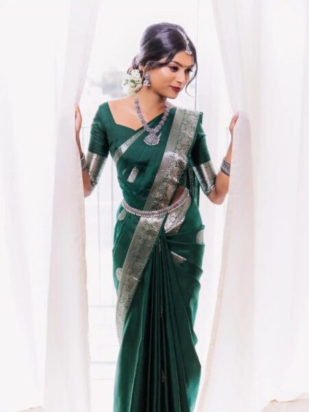 Upalksh Paisley Kanjeevaram Saree