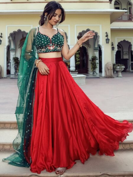 Lavanya The Label Embellished Ready to Wear Lehenga Choli With Dupatta