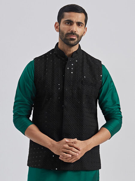 Men's Black - Nehru Jacket